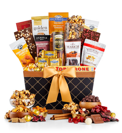 Golden Gourmet Grand Gift Basket