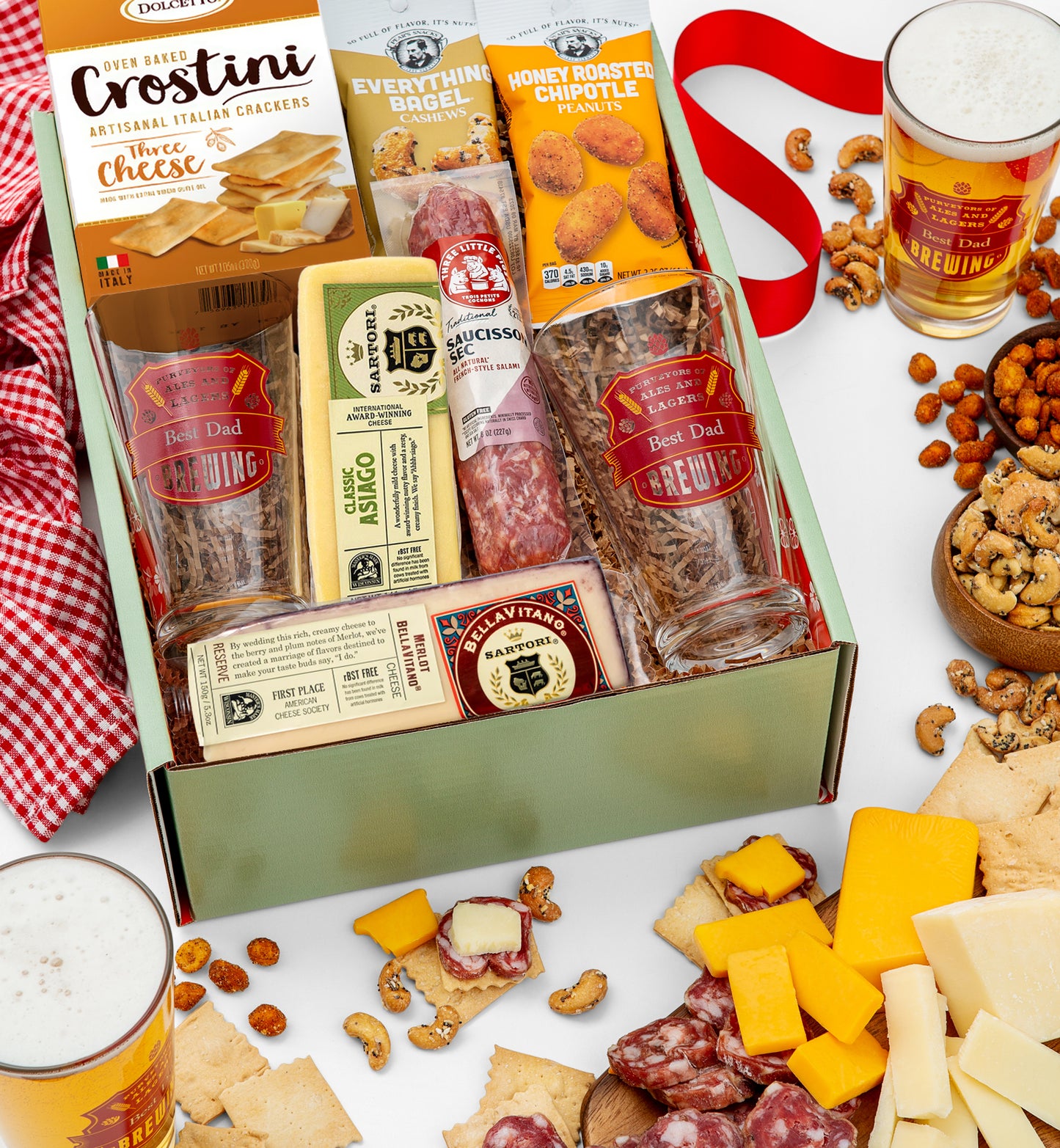 Cheers to Dad Gift Snack Gift Box