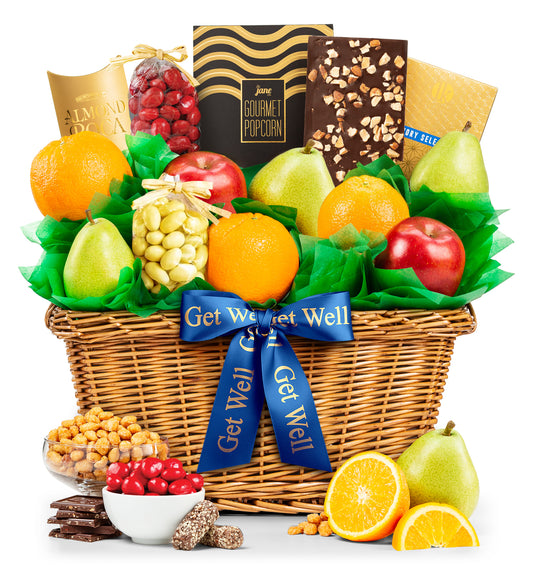 Get Well Five Star Premium Grade Fruit Basket