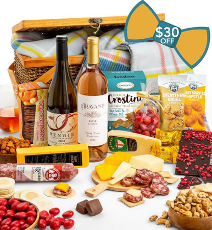 Picnic in the Park Wine Gift Basket