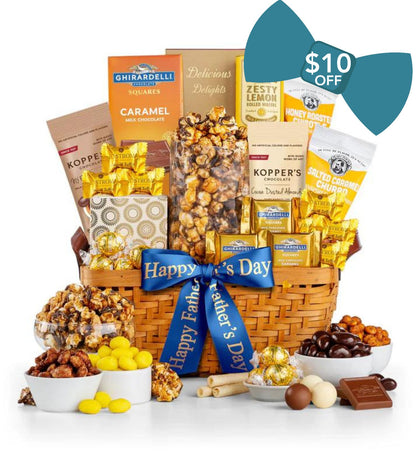 Father's Day As Good As Gold Classic Gift Basket