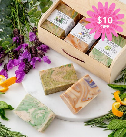 Farmer’s Market Garden Goddess Soap Trio