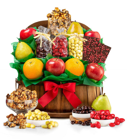 Orchard Fruit and Chocolates Gift Basket