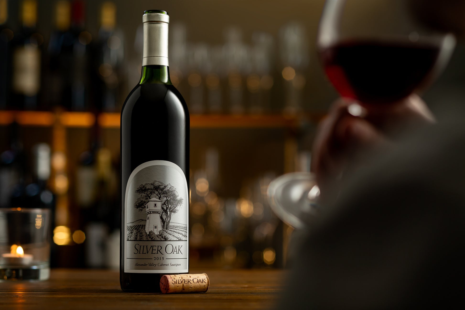 Silver Oak Alexander Valley Wine Bottle